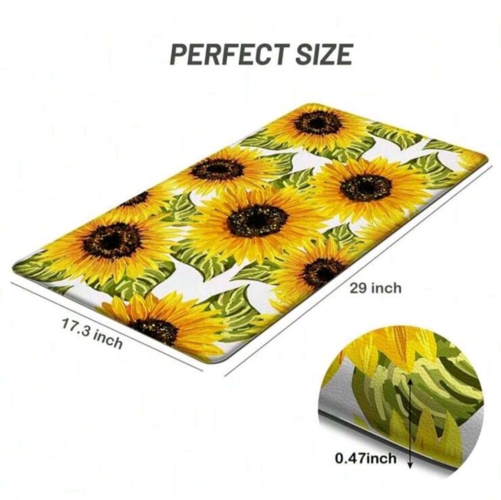 Sunflower floor mat - Picture 6 of 6
